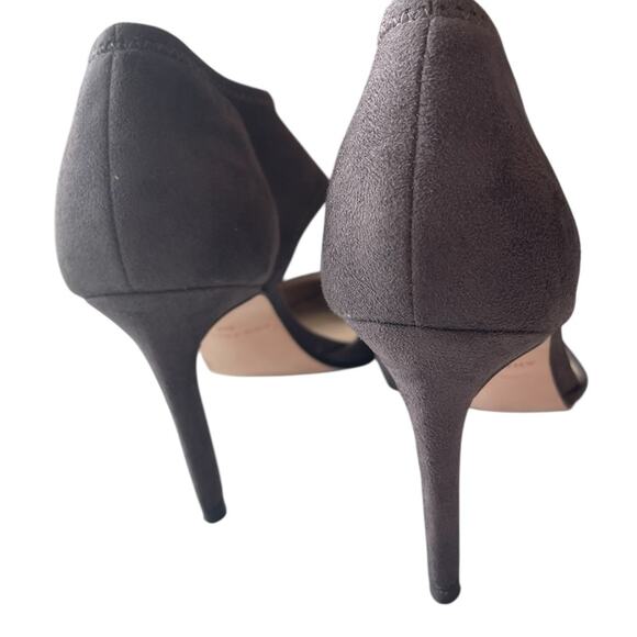 ANN TAYLOR Gray Suede Pointed Toe, Sz 6, Elegant, Career Chic - Picture 5 of 13